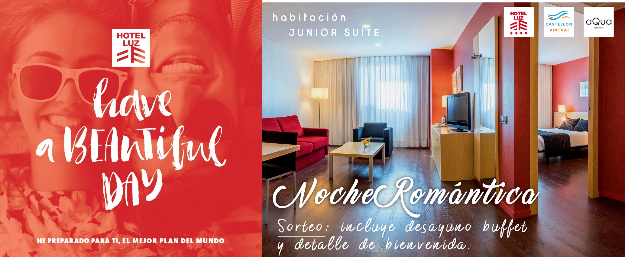 Sorteo hotel Luz. Noche romántica en Junior Suite