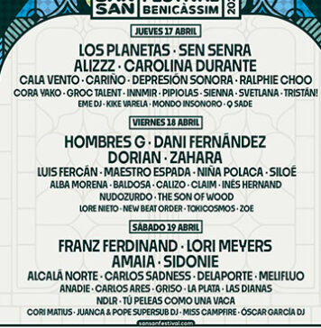 La programación de Djs y Maestro Espada completan el cartel del SanSan Festival