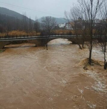 Más de 200 l/m2 de lluvia en cuatro municipios de Castellón en las últimas horas